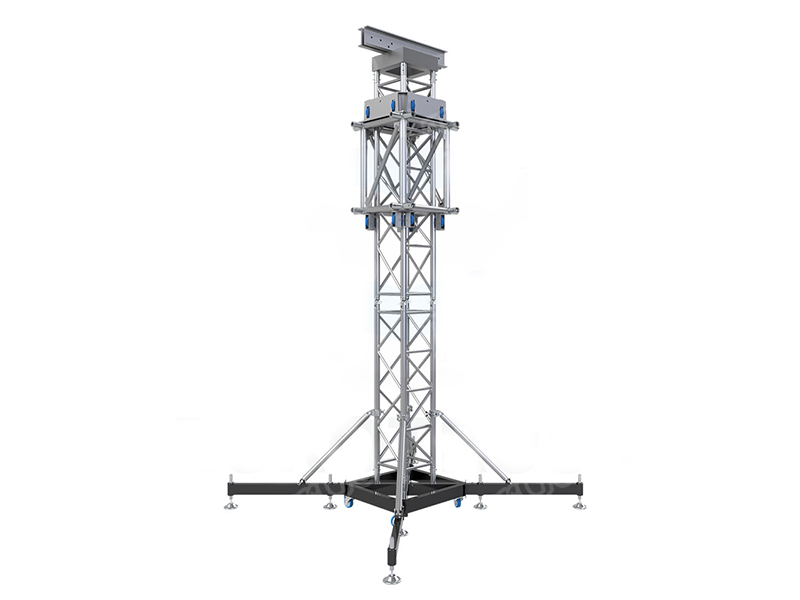 TourGo Ground Support Truss System Tower for Stage Lighting