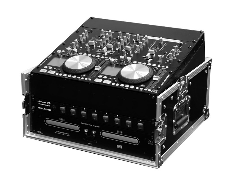 10U Slant Mixer Rack with 3U Vertical Rack System