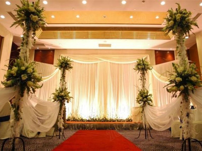 TourGo beautiful indian wedding flower backdrop