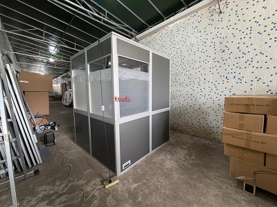 TourGo Easy for Elevators Two Person Interpreter Translation Booth (Model: TG-2NBOOTHS)