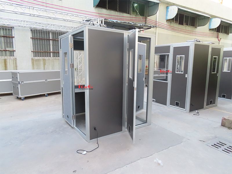 Simultaneous Two Person Interpretation Booth For Big Translation ...