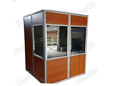 2-Person Interpreter Translation Booths In Orange color