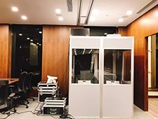 ISO 4043 Interpretation Booth For Simultaneous Audio Conference