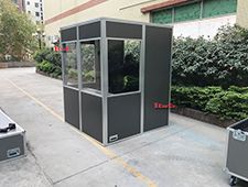 Two Person Interpretation Booth Used For Italy Simultaneous Conference