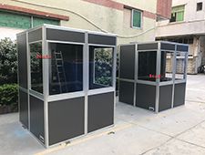 Easy for elevators two person interpretation booth for simultaneous conference