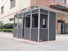 Portable Dark Grey Simultaneous Soundproof Translation Booths
