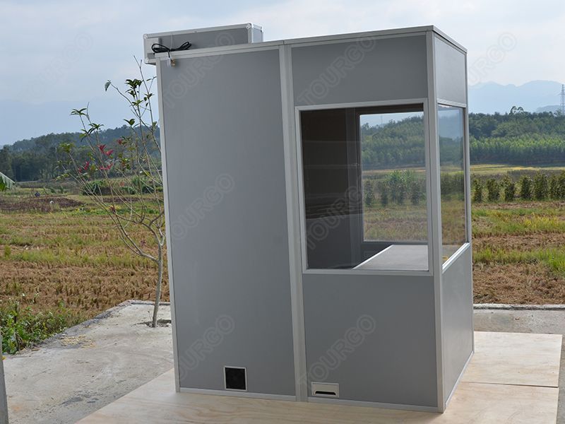 TourGo Dark Grey Interpreter Translation Booths for One Person Simultaneous Interpretation