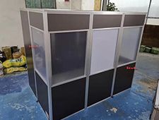 ISO 4043 2016 Standard Three Person Interpreter Booth