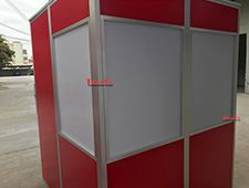 Red Interpretation Booth For Simultaneous Conference