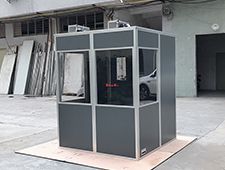 Simultaneous Two Person Interpretation Booth With LED lights