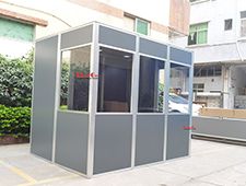 Portable Three Person Translation Booth for Interpreting