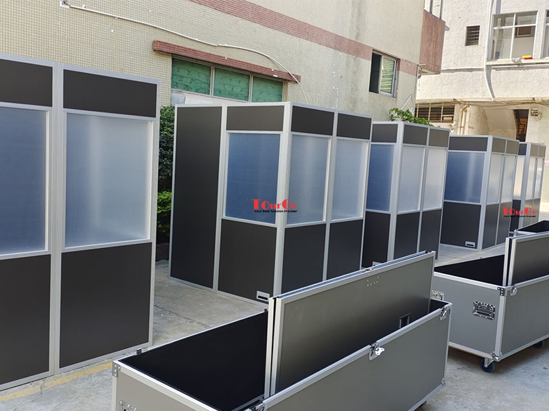 High quality translation booth/ interpreter booth for double translaters