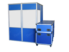 TourGo Lightweight Blue Full Size interpretation booths for Two Interpreter translation