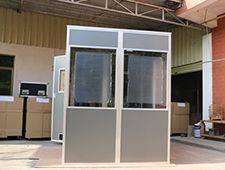 Two Person Interpreter Booth With Led lights At The Roof Of The Booth