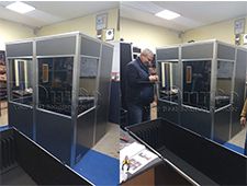 Feedback of Dark Grey Two Person Interpreter Translation Booth From Ukraine Client