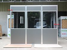 Simultaneous Translation Booth Cabin For Three Person