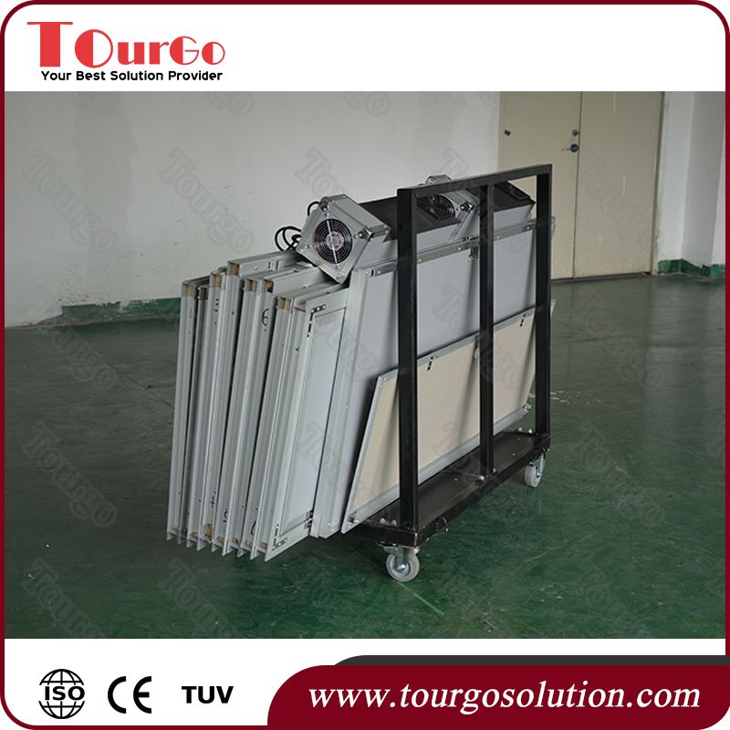 TourGo Interpreter booth Transport Trolley on wheels