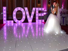 Wedding Decoration White Portable Led Starlit Dance Floor