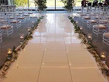 Wedding Event Runway White Used Dance Floor Rental