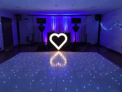 White Starlit Dance Floor – 24*24 ft