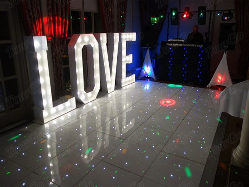 TourGo wholesale 20ft * 20ft portable wedding starlit dance floor for sale