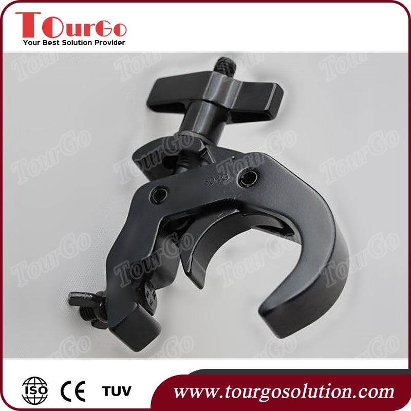 TourGo Black FInish Snap Clamp , Snap Ring clamp and Stage Truss Clamps
