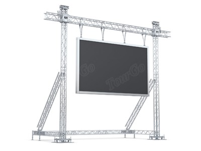 TourGo LED Video Wall LED Ground Support Structure Truss System for Exhibit Display