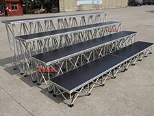 Indoor School Performance Aluminum Folding Chorus Stage Choral Stage Riser