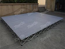 TourGo Aluminum Portable Stage Riser Smart Stage Carpet Platform