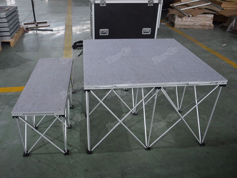 TourGo Outdoor Aluminum Used Portable Modular Stage For Sale