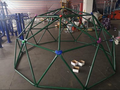 geodesic climbing frame