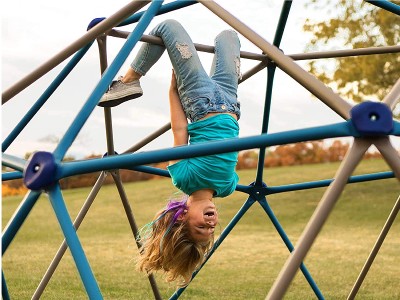 geodesic climbing frame
