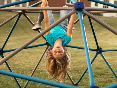 geodesic climbing frame