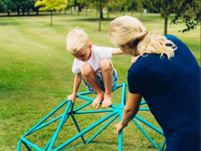 children's outdoor climbing dome