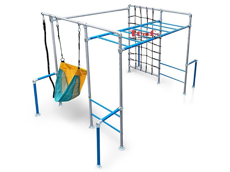 Outdoor Jungle Gym Obstacle Course Fitness Equipment Monkey Bars Kids For Sales