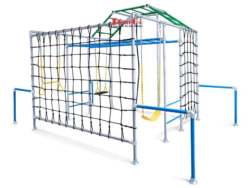 Diy Backyard Huge Outdoor Play Equipment monkey bar Jungle Gym sets for kids