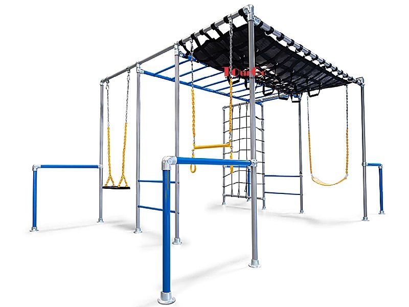 Backyard Equipment Swing Set Ninja Warrior Climbing Frame Monkey Bars