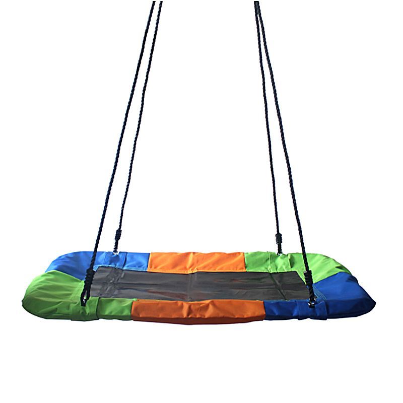 Extra Large Platform Swing Seat with Hanging Rope for Kids and Adults Playground Indoor and Outdoor