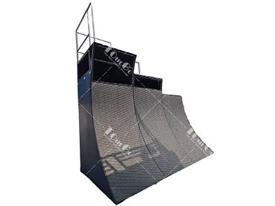 Rainproof climbing training facility Ninja warrior obstacle course Steel Triple outdoor warped wall for kids and adults
