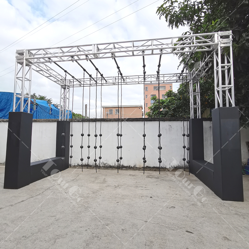 Obstacle Course Indoor Outdoor Playground Popular Durable Safety Customized SEA OF BALLS sport ninja warrior obstacle course
