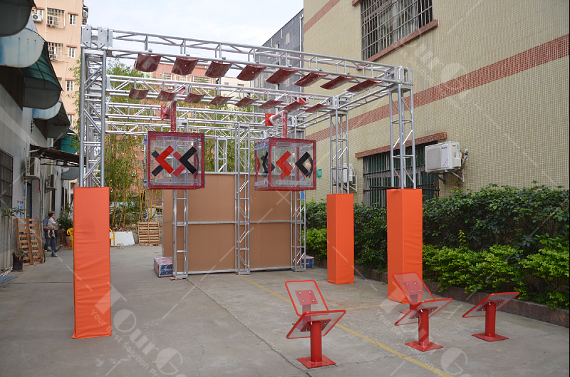 New Customized Adults Ninja Warrior Obstacle Course Solution for Training Fitness