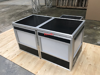Portable Black Economic Table top Interpreter Booth