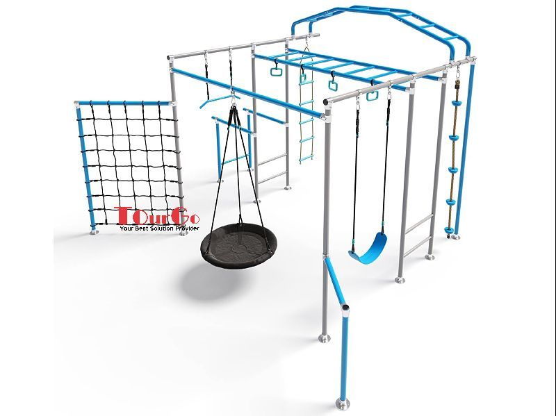 Ninja Outdoor Play Equipment Ninja Climbing Frame Monkey Bars Rungs with Ninja Grips