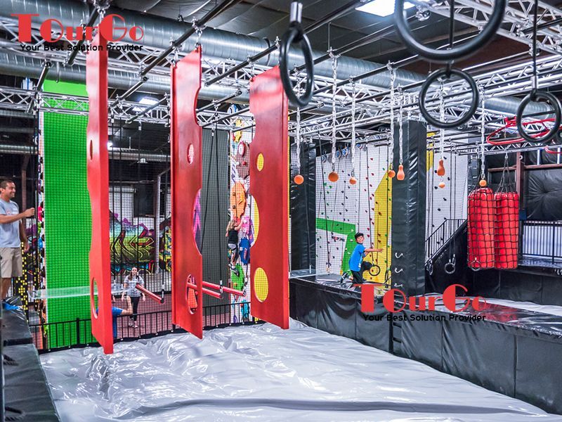 TourGo American Indoor and Outdoor Ninja Warrior Obstacle Course for Kids and Adult