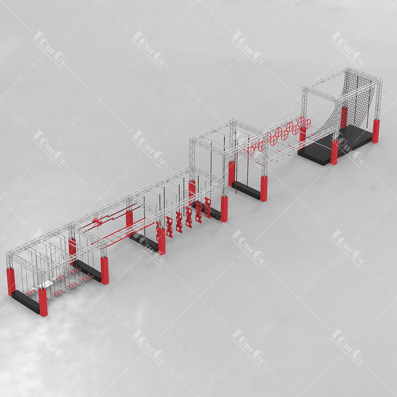 Outdoor Ninja Warrior Obstacle Course for Kids