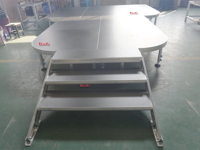 Round And Square Platforms For Adjustable Height Stage