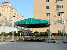 TourGo portable aluminum stage with non-slip stage platform for sale