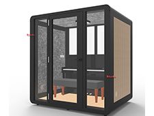 Soundproof Acoustic Office Workstation Booth for Student Webcasting Education
