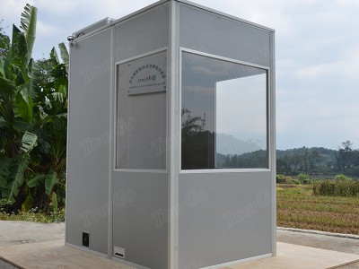 TourGo Dark Grey one Person Cabine Interpretation booth or Simultaneous Translation booth