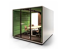 Modern Open Conference Soundproof Room Acoustic Pod Booth Suits 6 People